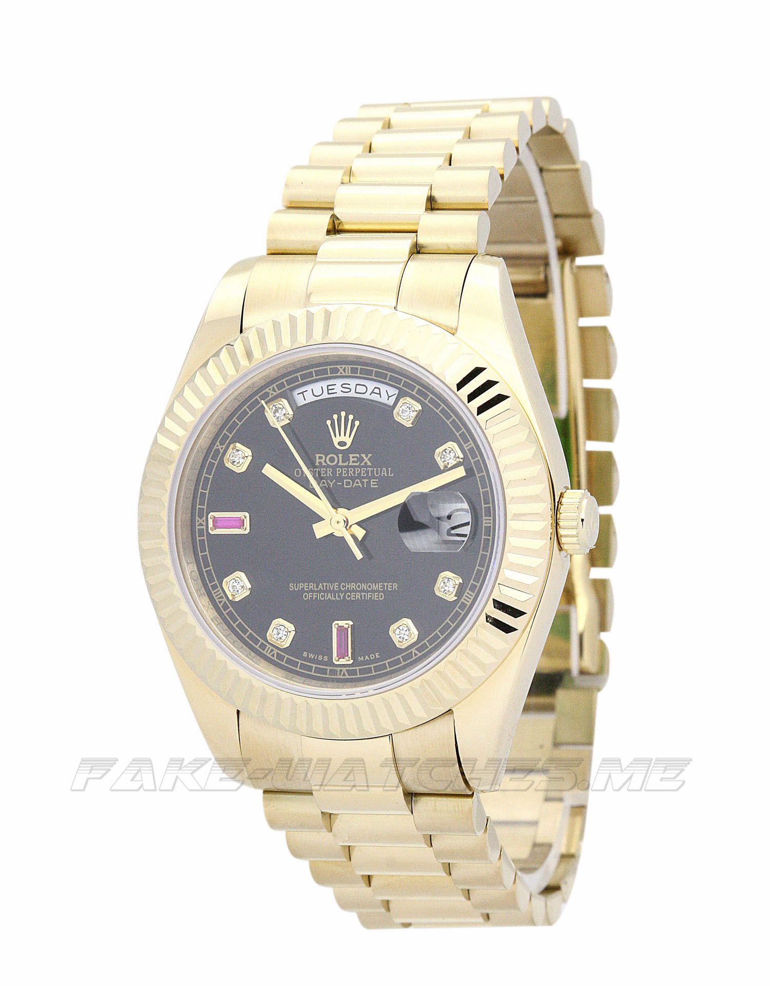 Rolex Day Date Black and Mens Automatic 118238